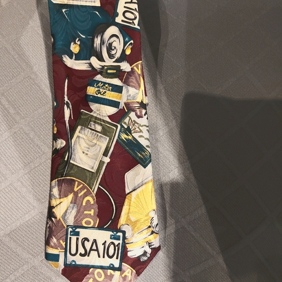 🌲host pick🌲Tip Top Silk Tie - Picture 1 of 4